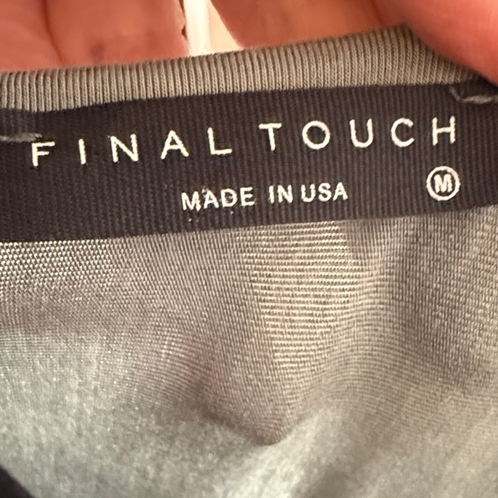 Final Touch Sage Green Maxi Dress Med - Picture 2 of 8